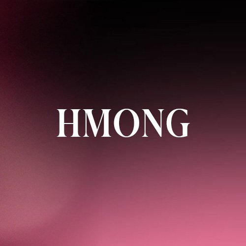 Hmong - Hlija Lisa Lee